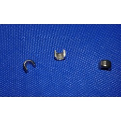 Zip top stop No5 aluminium.